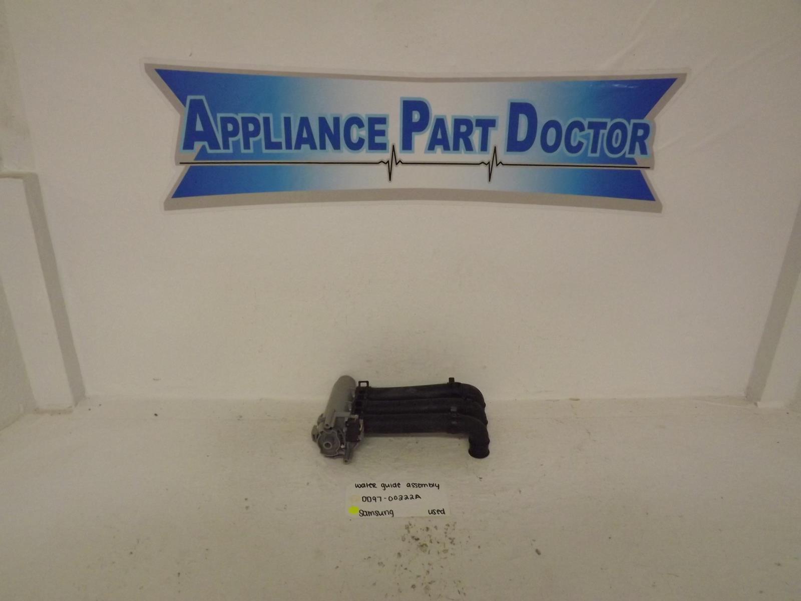Samsung Dishwasher DD97-00222A Water Guide Assembly Used Samsung Dishwasher DD97-00222A Water Guide Assembly Used